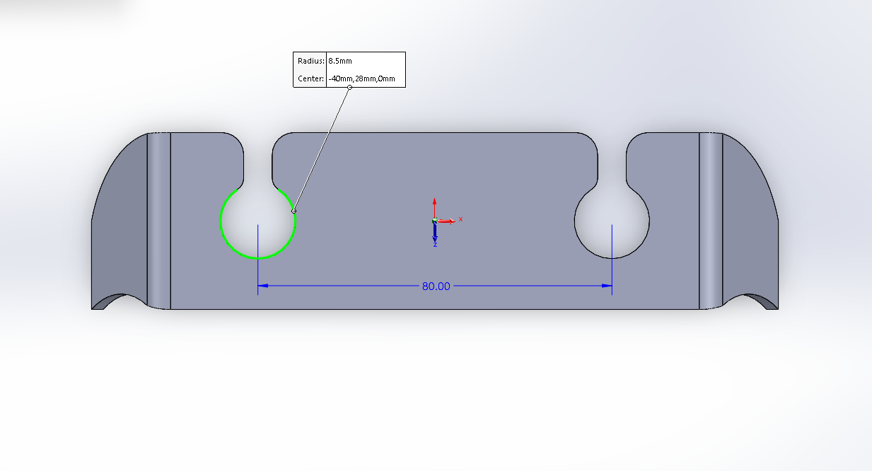 40NB Twin Aerial Bracket